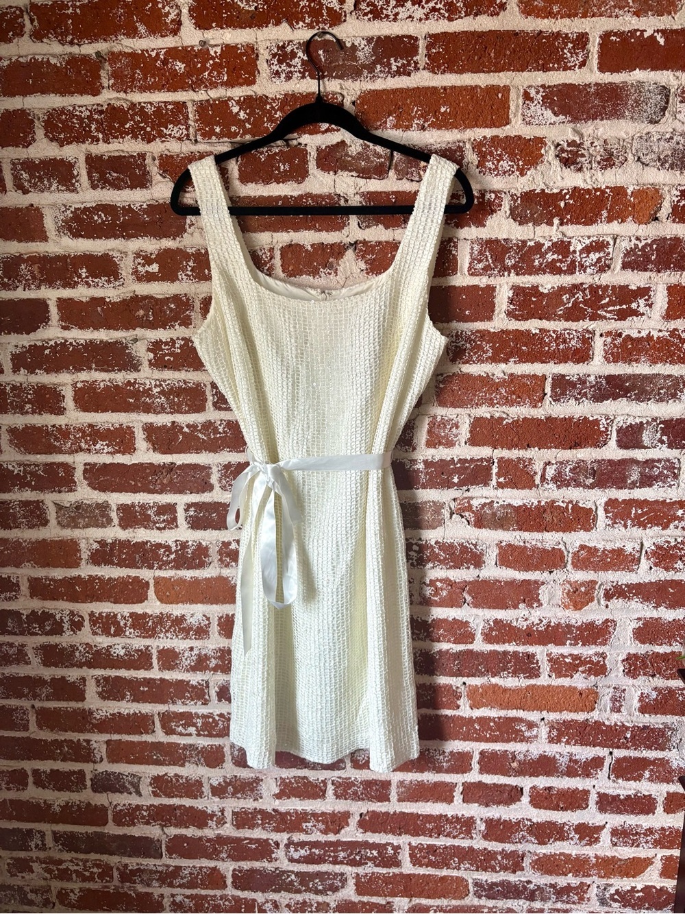 90s / Y2K Vintage White Papell Boutique Evening dress